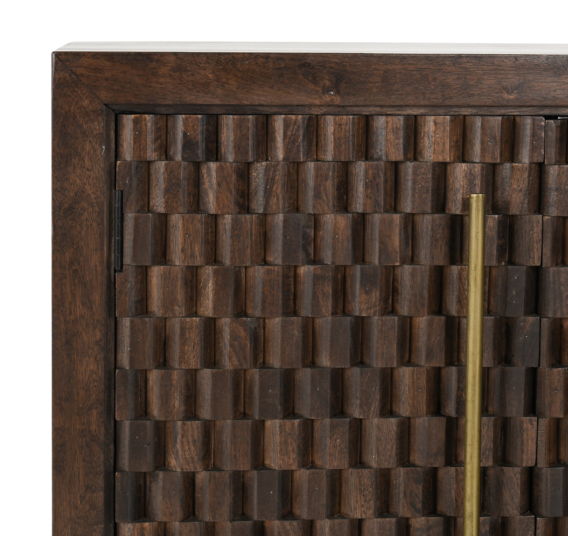 Harden 72" 4 Door Sideboard - Dark Ash