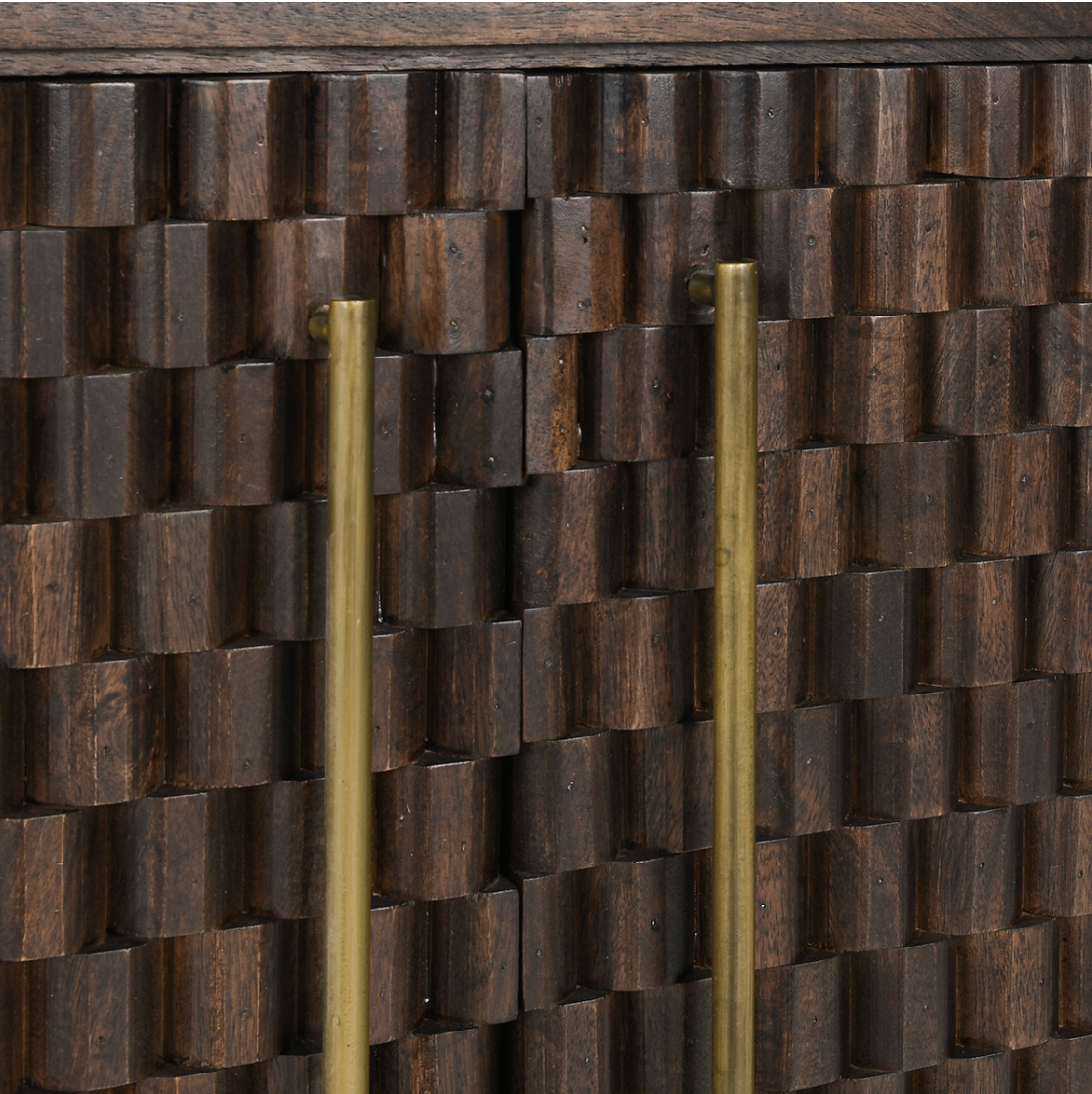 Harden 72" 4 Door Sideboard - Dark Ash