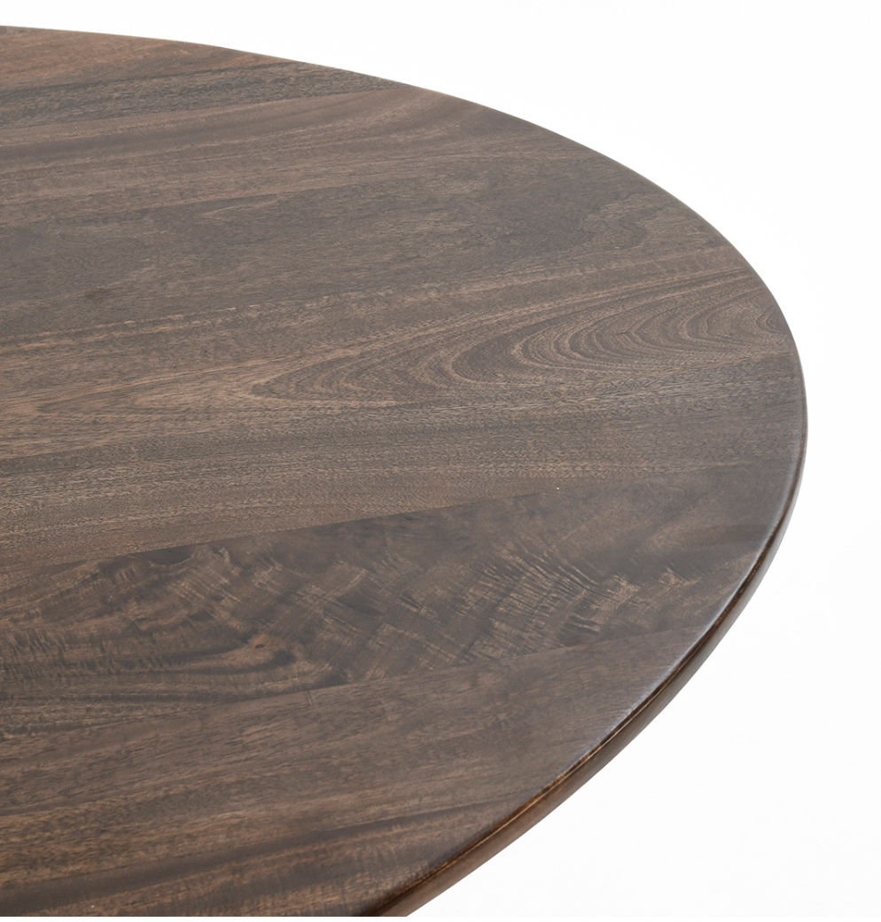 Harden 78" Oval Dining Table - Dark Ash