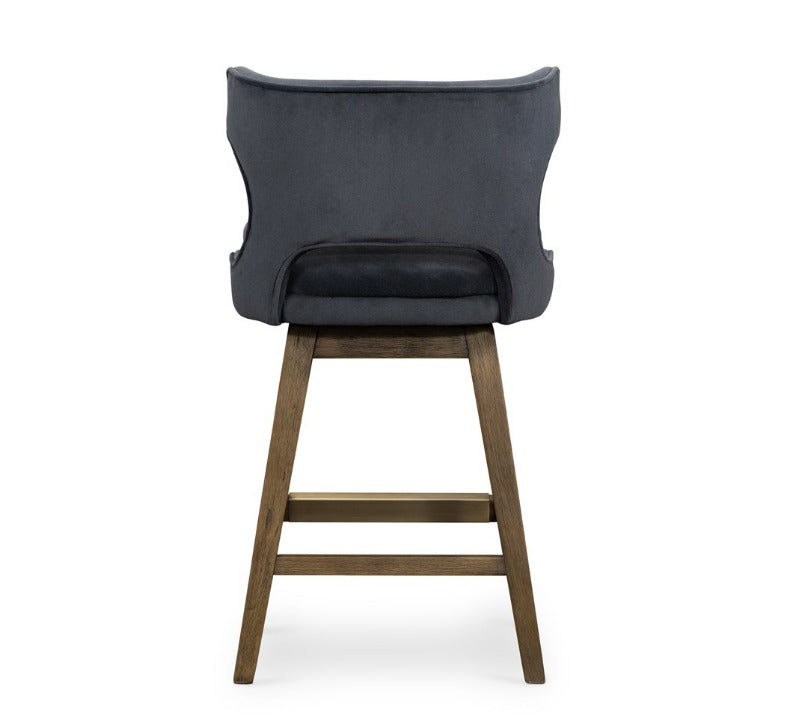 Simone 20" Counter Stool - Shadow Velvet
