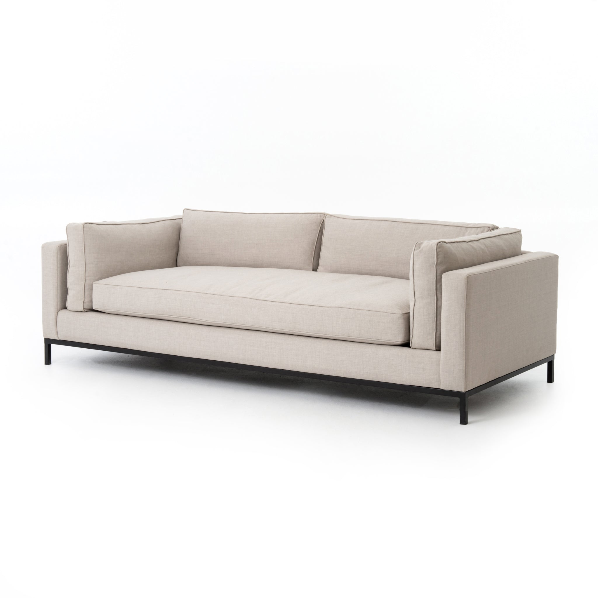 Sylvia 91" Bench Seat Sofa - Sand Mist - Classic Carolina Home