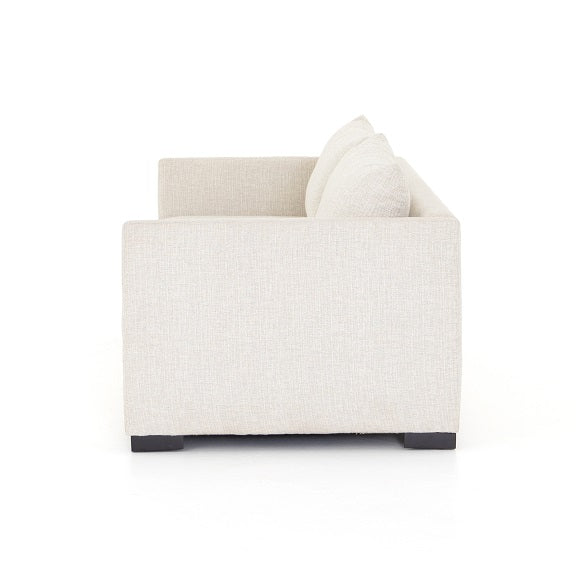 Wickham 87" Bench Seat Sleeper Sofa - Natural Linen - Classic Carolina Home