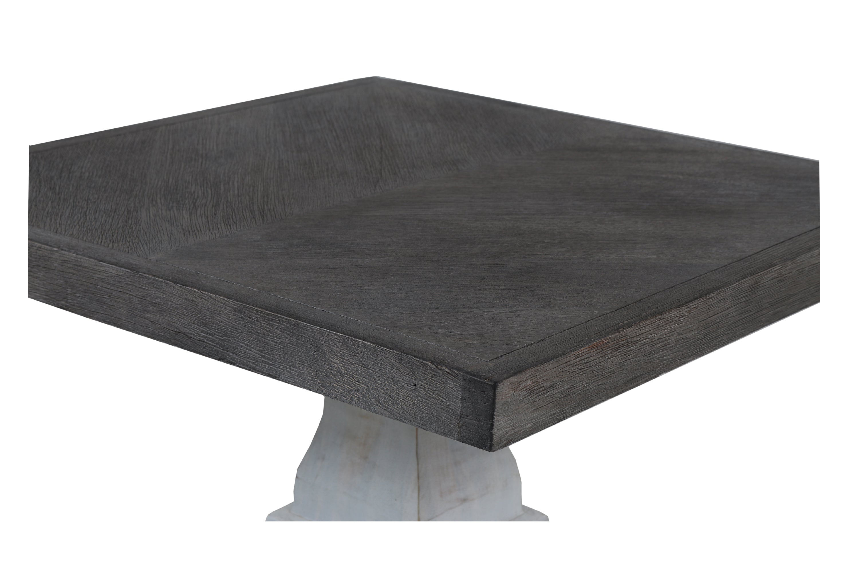 Bradley 24" End Table - Rustic Greige + Cottage White - Classic Carolina Home