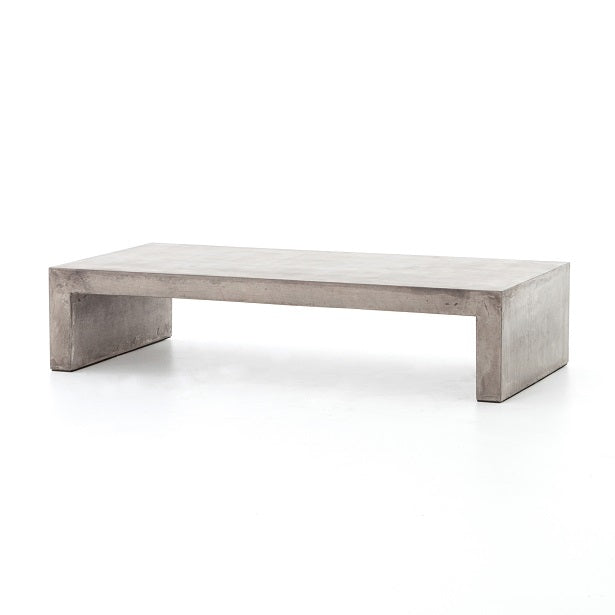 Pimlico 60" Concrete Coffee Table - Grey - Classic Carolina Home