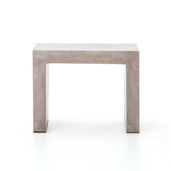 Pimlico 26" Outdoor Concrete Side Table - Grey - Classic Carolina Home