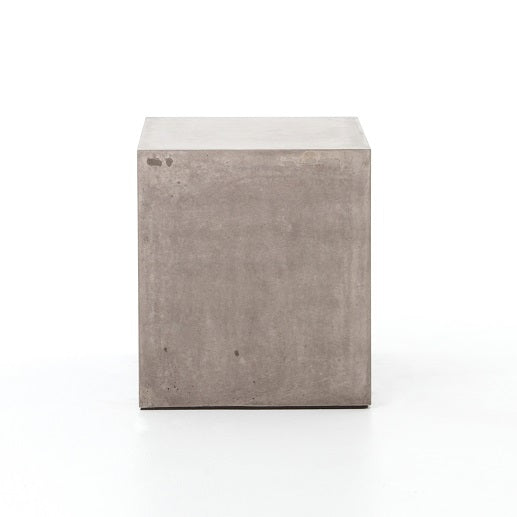 Pimlico 26" Outdoor Concrete Side Table - Grey - Classic Carolina Home