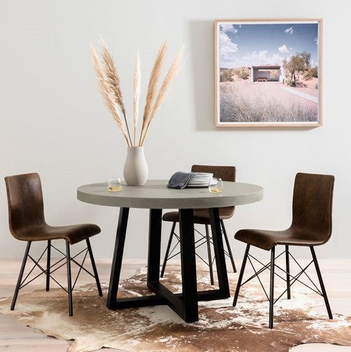 Cyril 48" Outdoor Round Dining Table - Classic Carolina Home