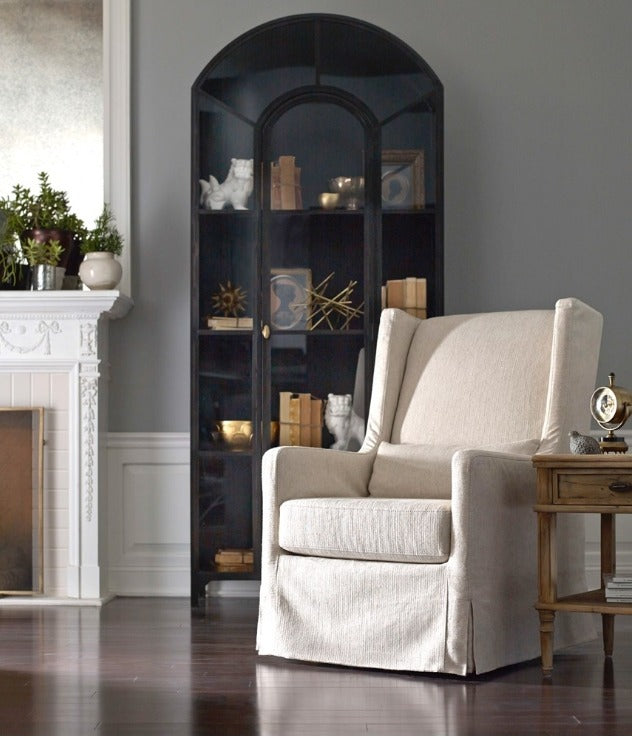 Bellford 40" Metal Cabinet - Black - Classic Carolina Home