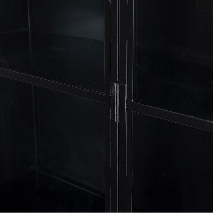 Bellford 40" Metal Cabinet - Black - Classic Carolina Home