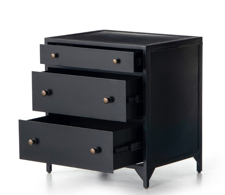 Bellford 24" Nightstand - Black - Classic Carolina Home