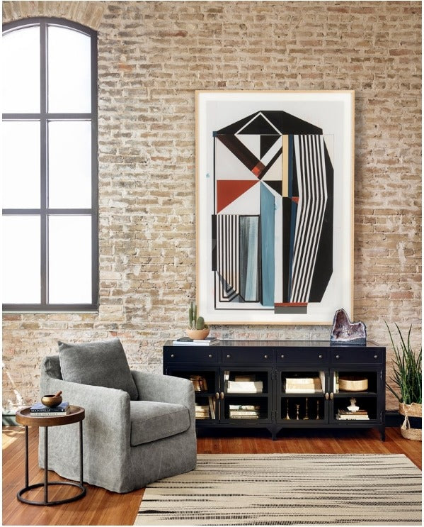 Salerna 69" Shadow Box Media Console - Black - Classic Carolina Home