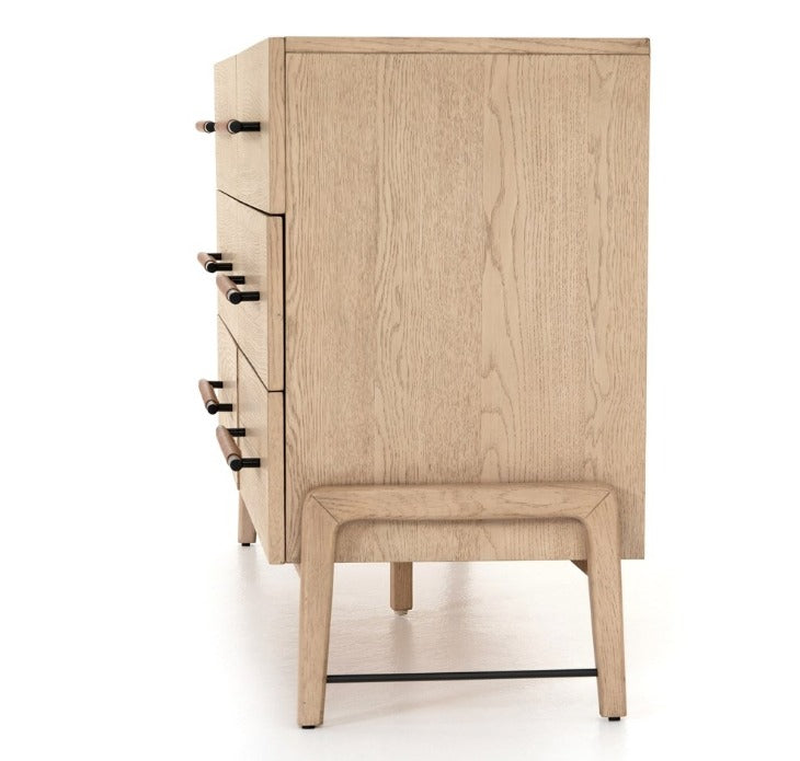 Dale 63" 6 Drawer Dresser - Yucca Oak - Classic Carolina Home