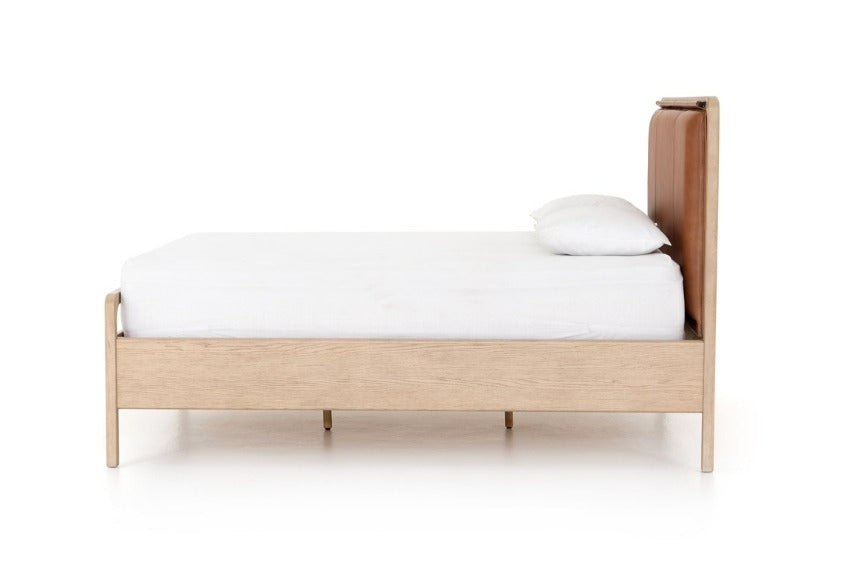 Dale Queen Bed - Yucca Oak - Classic Carolina Home