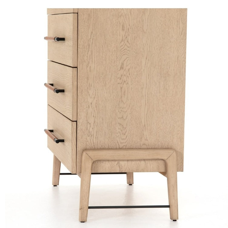 Dale 37" 6 Drawer Tall Dresser - Yucca Oak - Classic Carolina Home