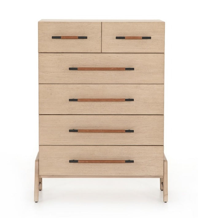 Dale 37" 6 Drawer Tall Dresser - Yucca Oak - Classic Carolina Home