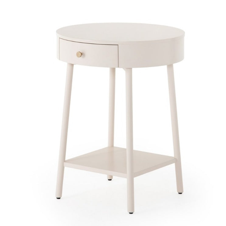 Vaughn 20" Nightstand - Alabaster - Classic Carolina Home