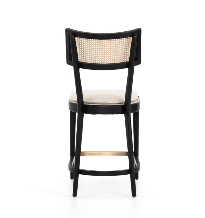 O'Hara Counter Stool - Ebony - Classic Carolina Home