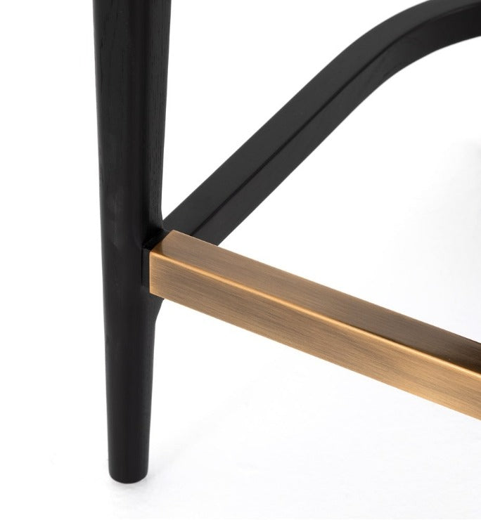 O'Hara Counter Stool - Ebony - Classic Carolina Home