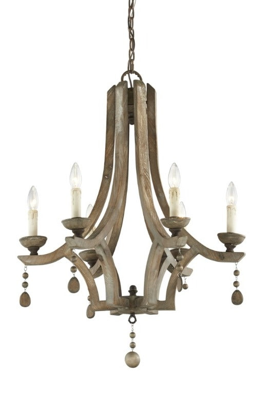 Janet 25" Chandelier - Classic Carolina Home