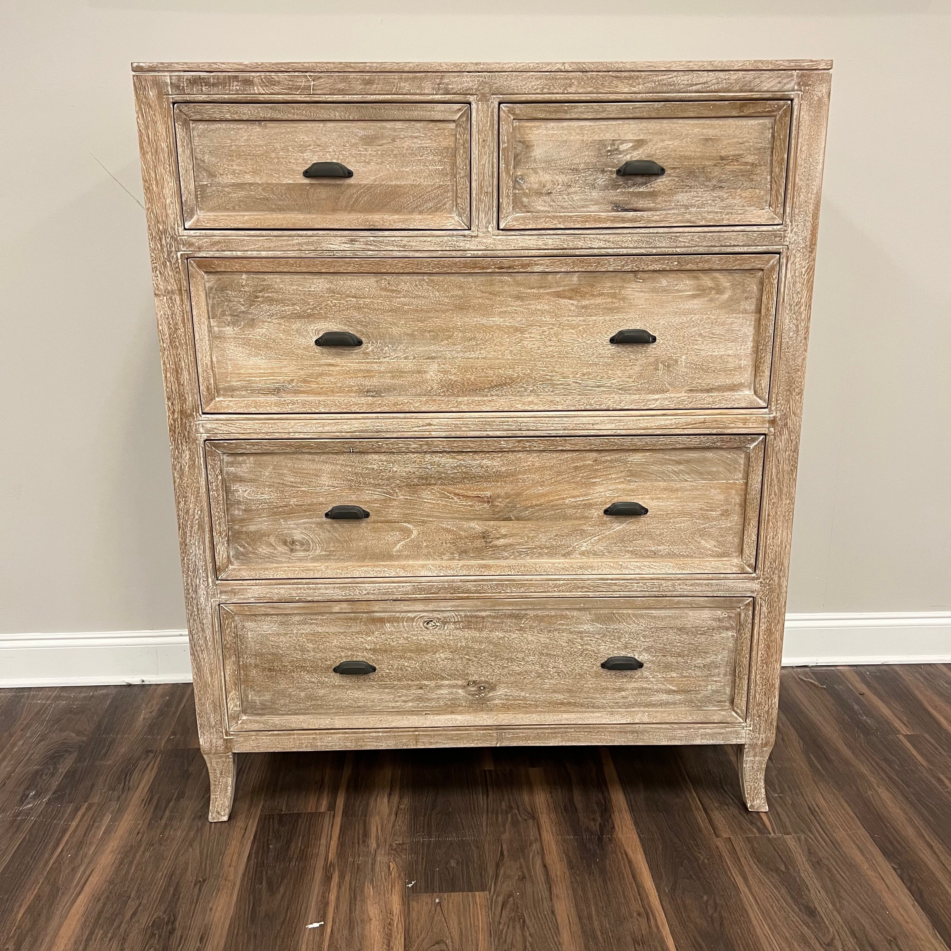 Sophia 45" 5 Drawer Chest - Sand