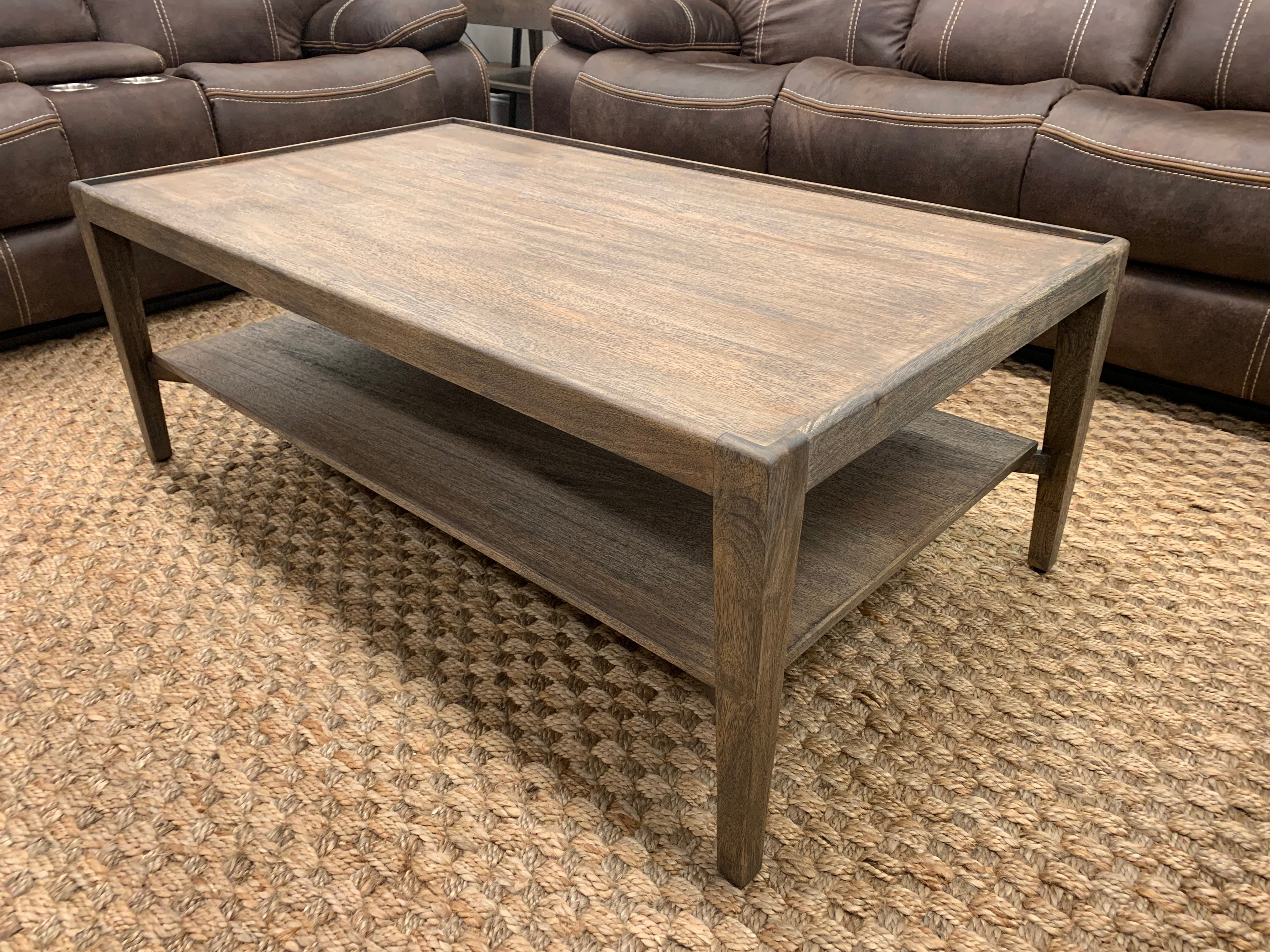 Baker 50" Coffee Table - Natural Gray - Classic Carolina Home