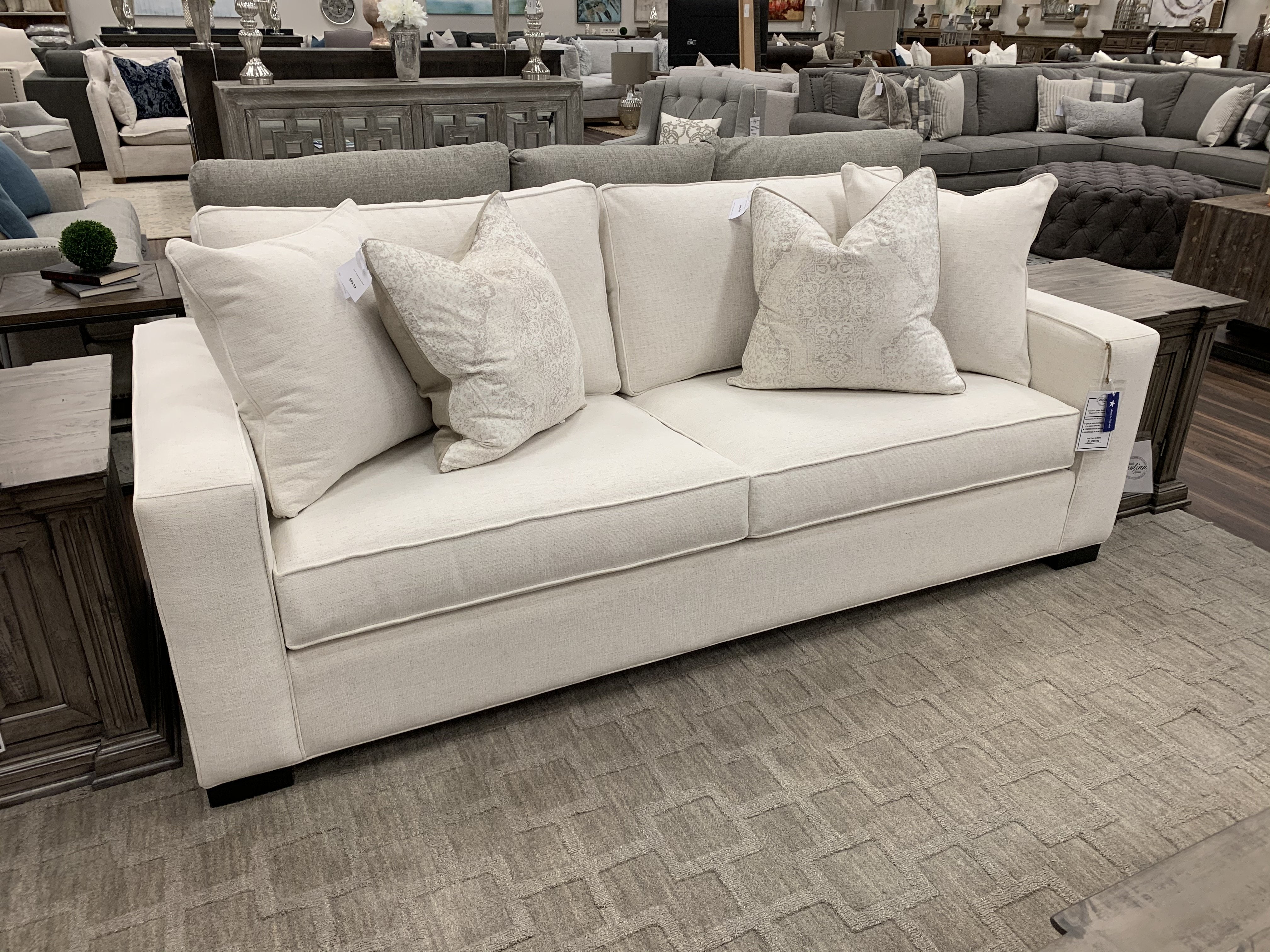 Quick Ship Performance Fabric 2930 - Crypton Natural Linen - Classic Carolina Home