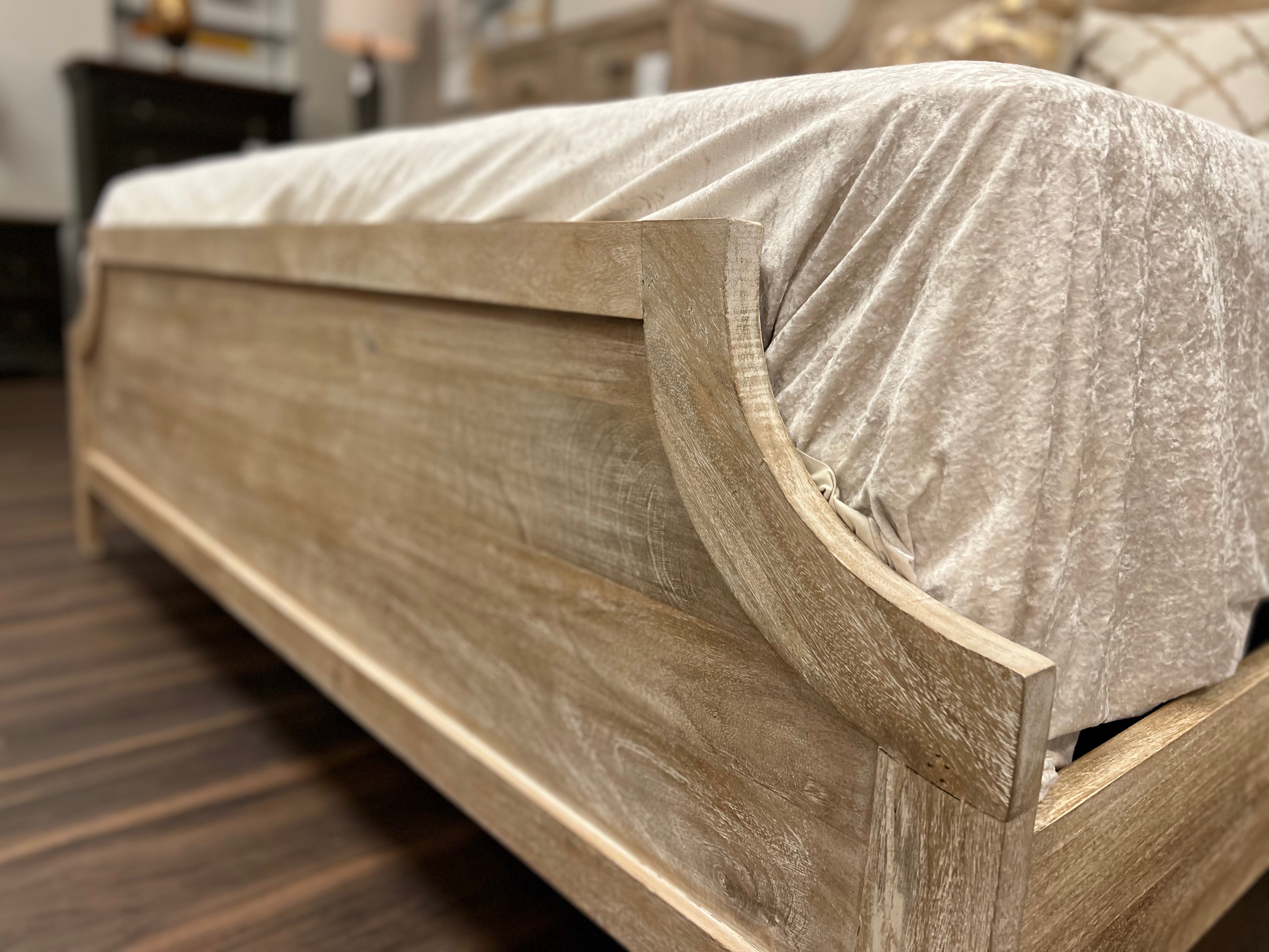 Sophia 81" King Bed - Sand