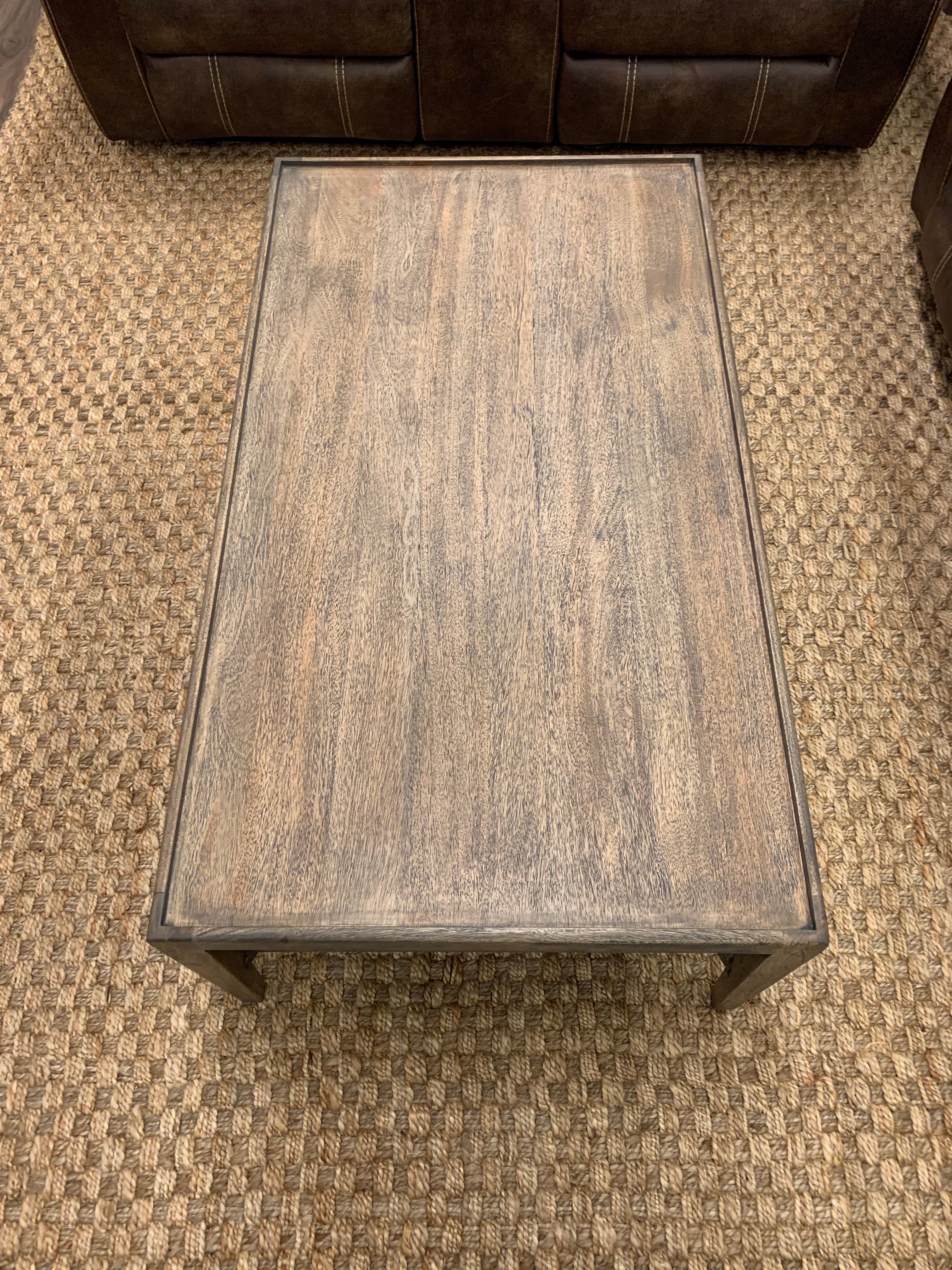 Baker 50" Coffee Table - Natural Gray - Classic Carolina Home