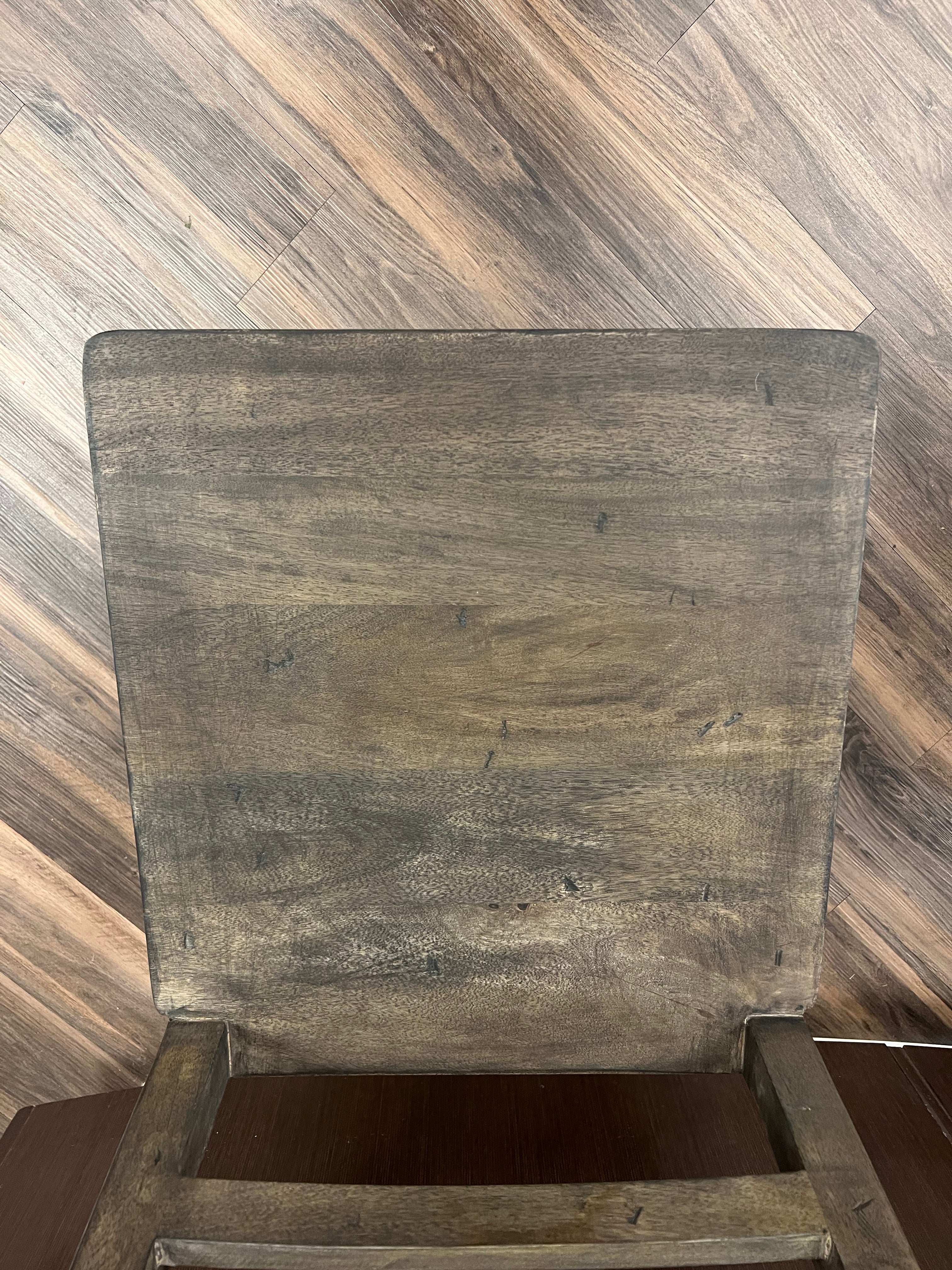 Matthew Slat Back Dining Chair - Distressed Natural