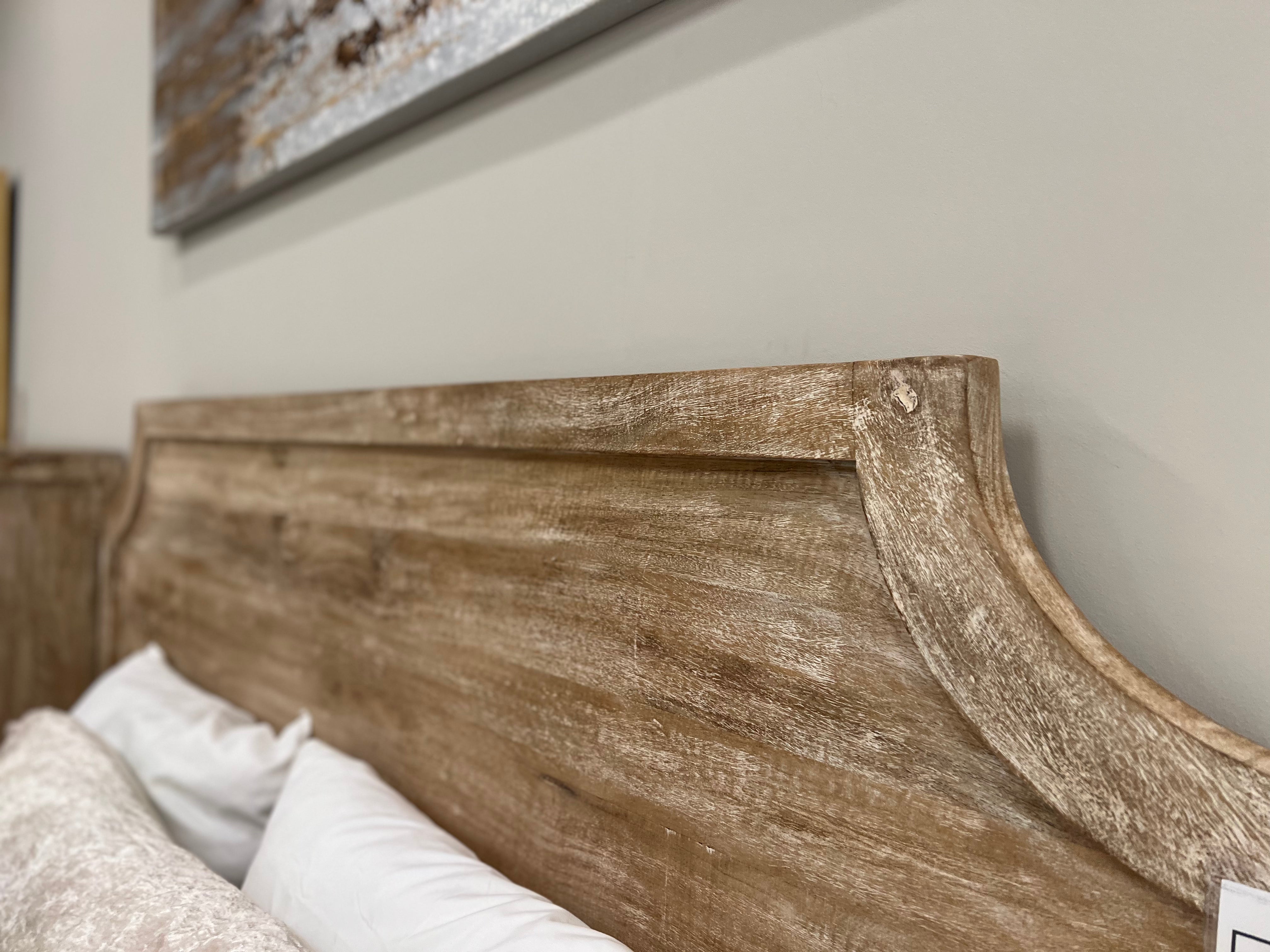 Sophia 81" King Bed - Sand