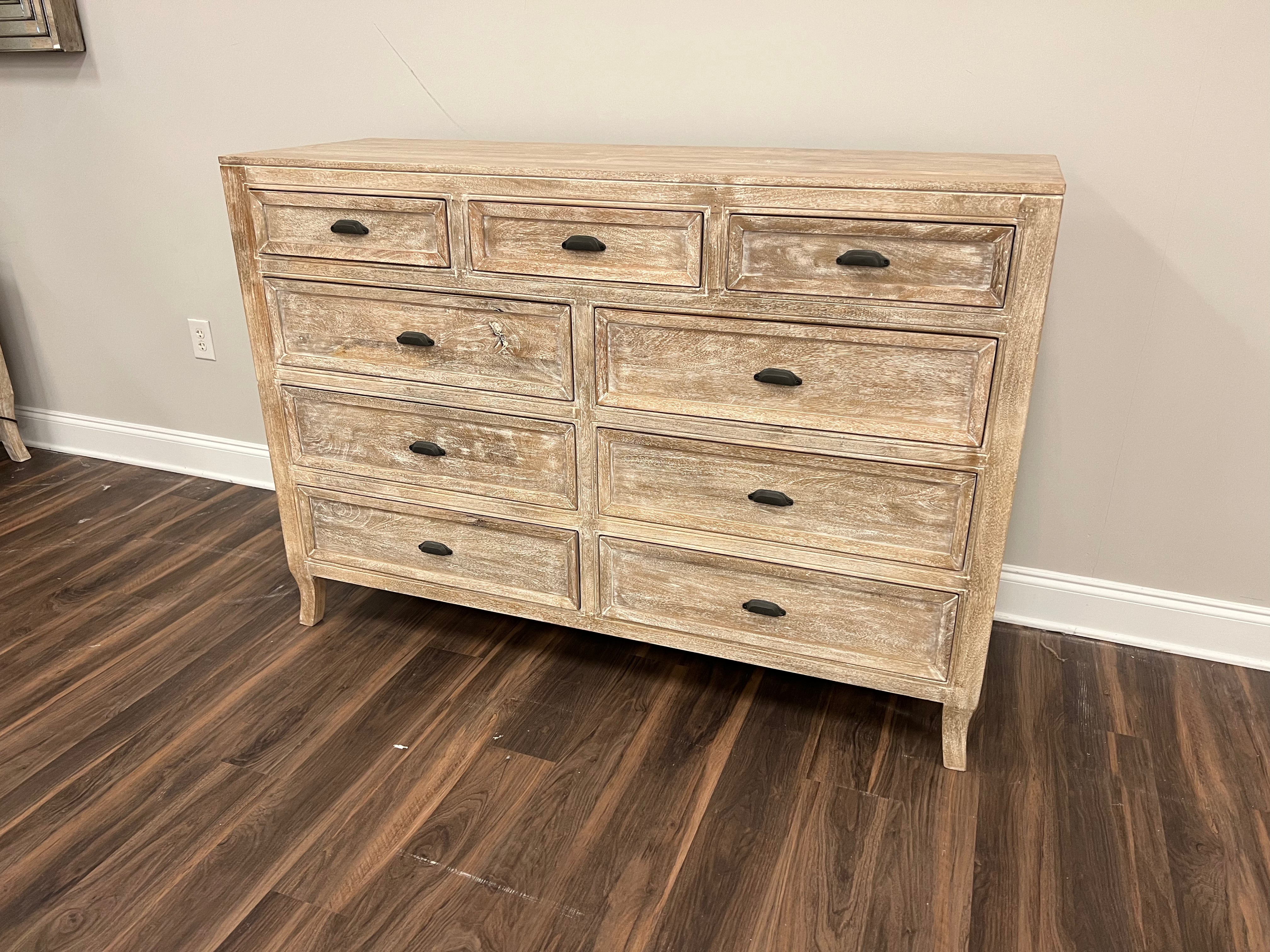 Sophia 60" 9 Drawer Dresser - Sand