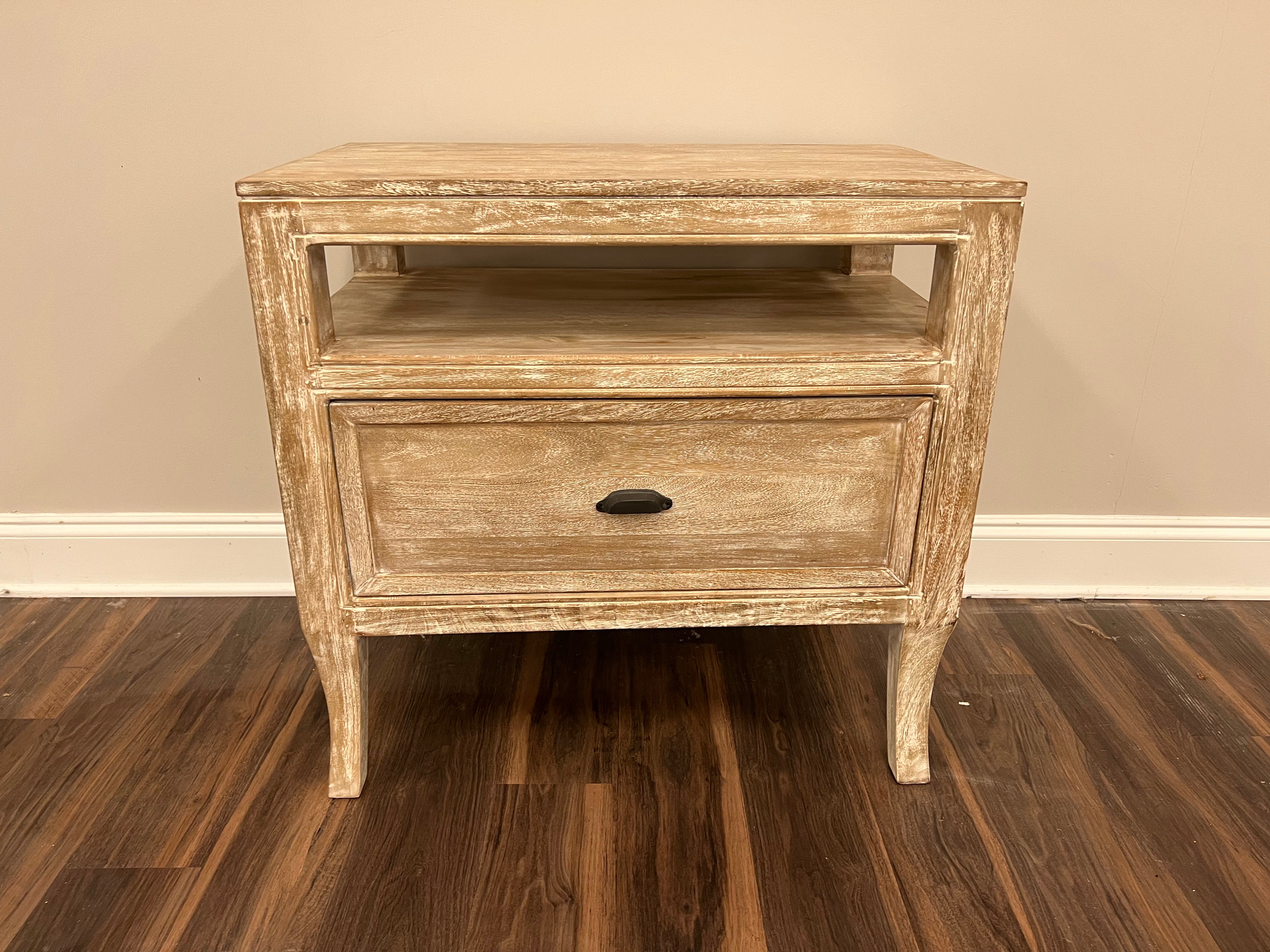 Sophia 29" Single Drawer Nightstand - Sand