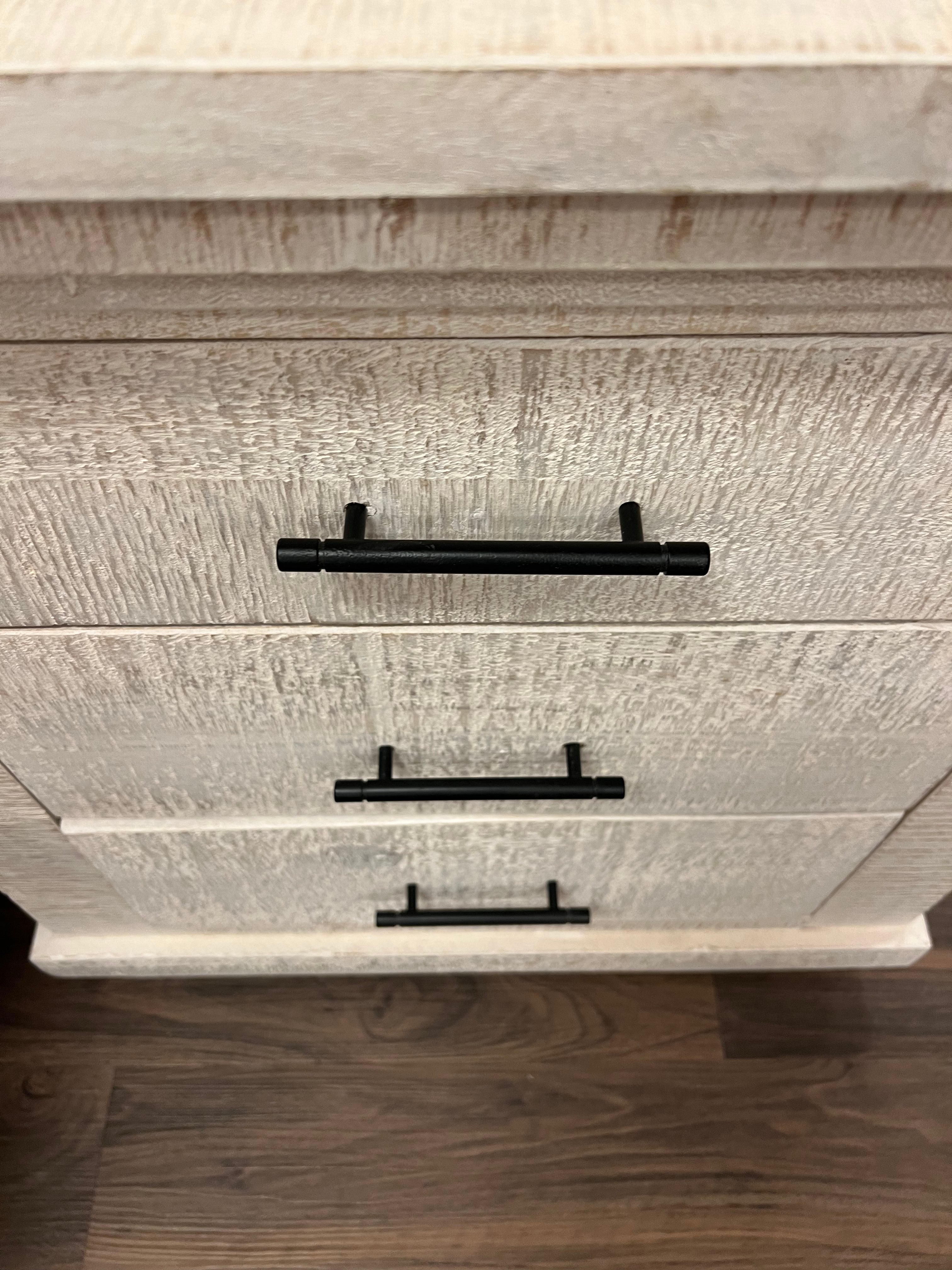 Henderson 27" 3 Drawer Nightstand - Distressed Poplar