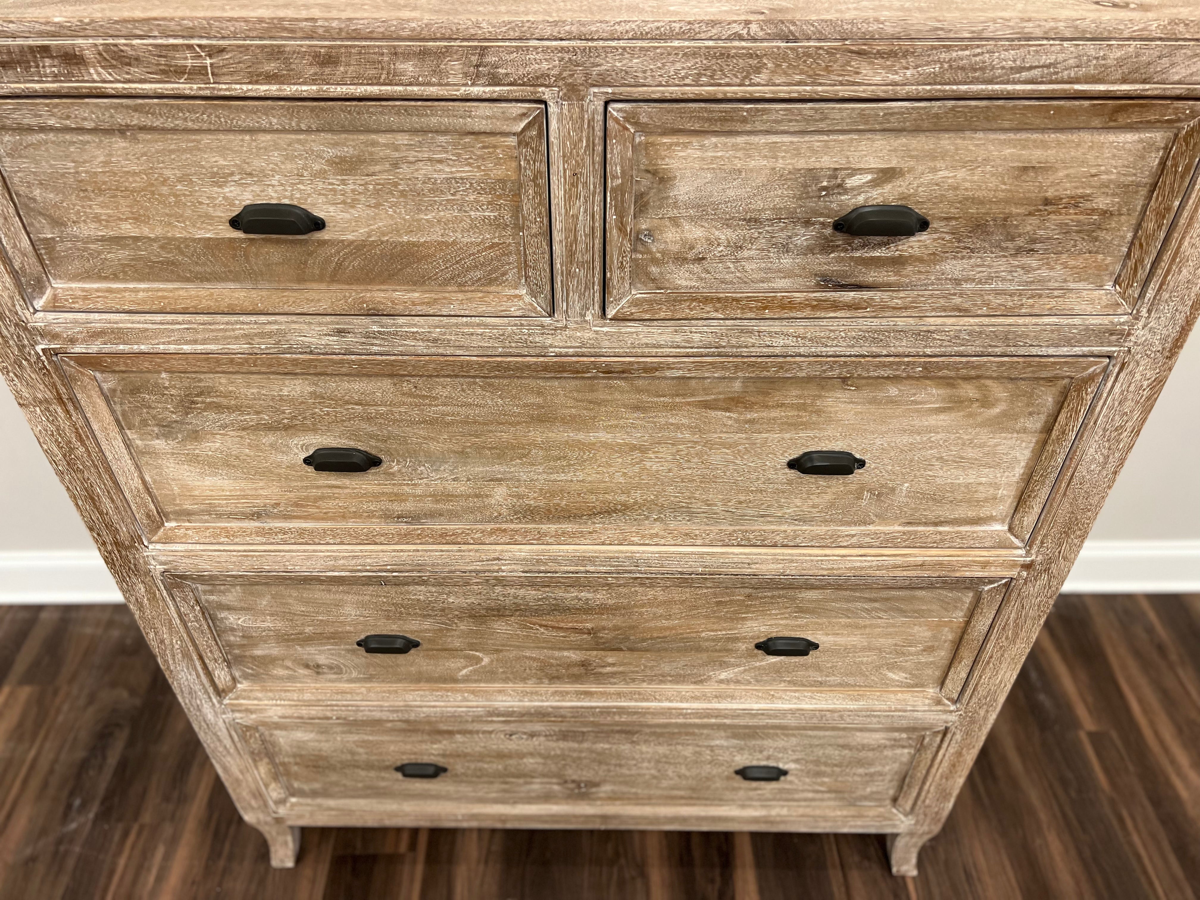 Sophia 45" 5 Drawer Chest - Sand