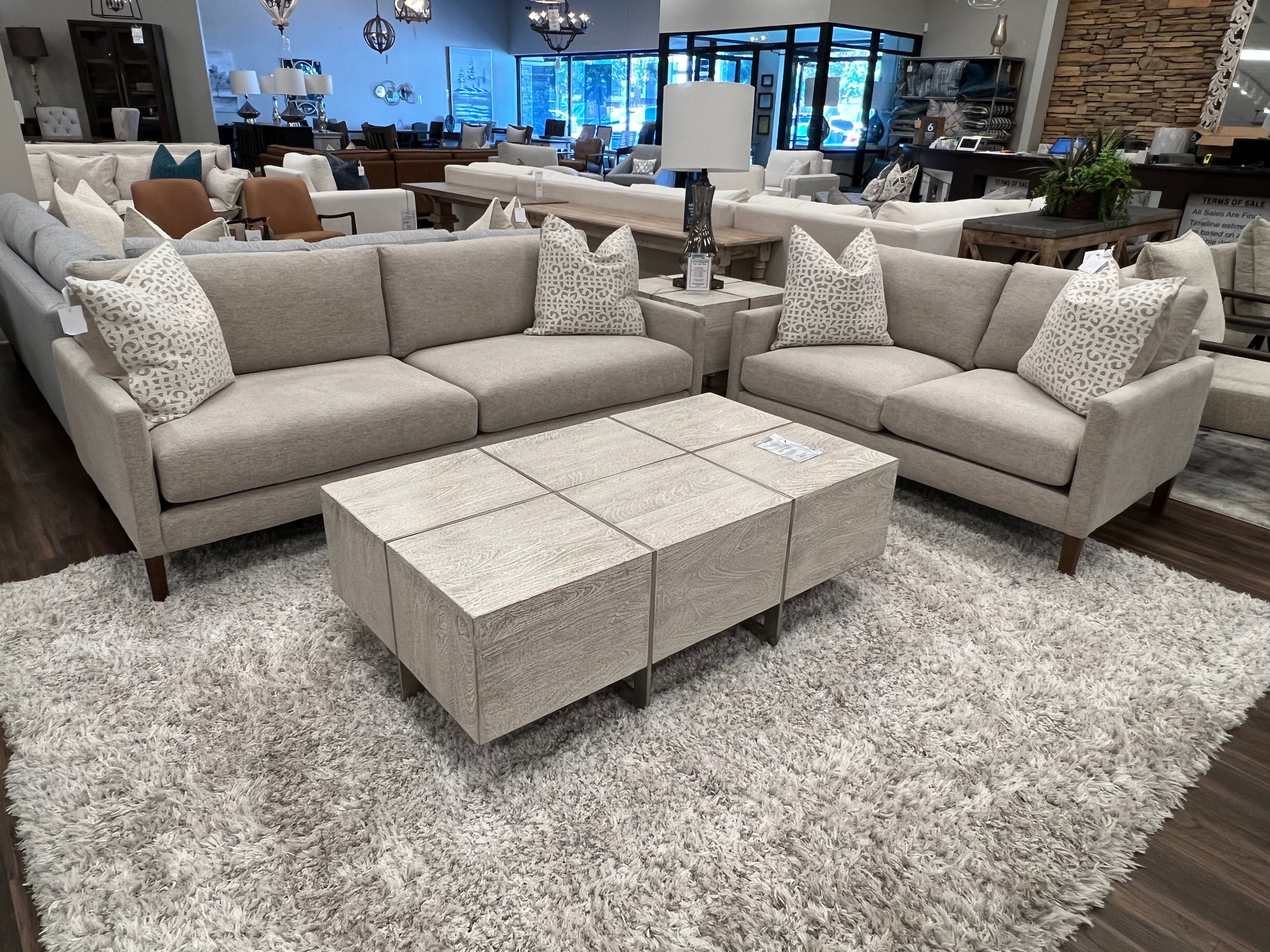 Chelsea Quick Ship 86" 2 Cushion Sofa - Performance Greige