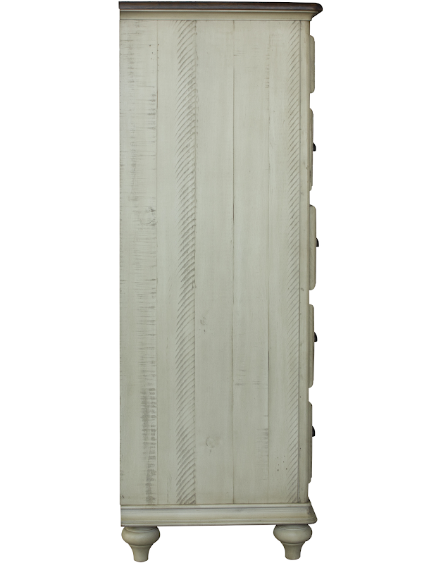 Toccoa 39" 6 Drawer Chest - Distressed Wheat