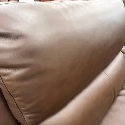 Horace 110” x 108” Top Grain Leather Power Motion Reclining 5 Seat Sectional -  Brompton Brown