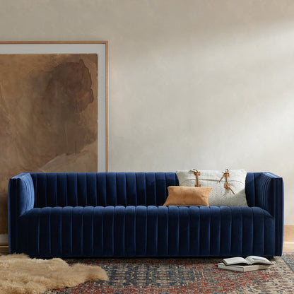Augustus 88" Bench Seat Sofa - Navy