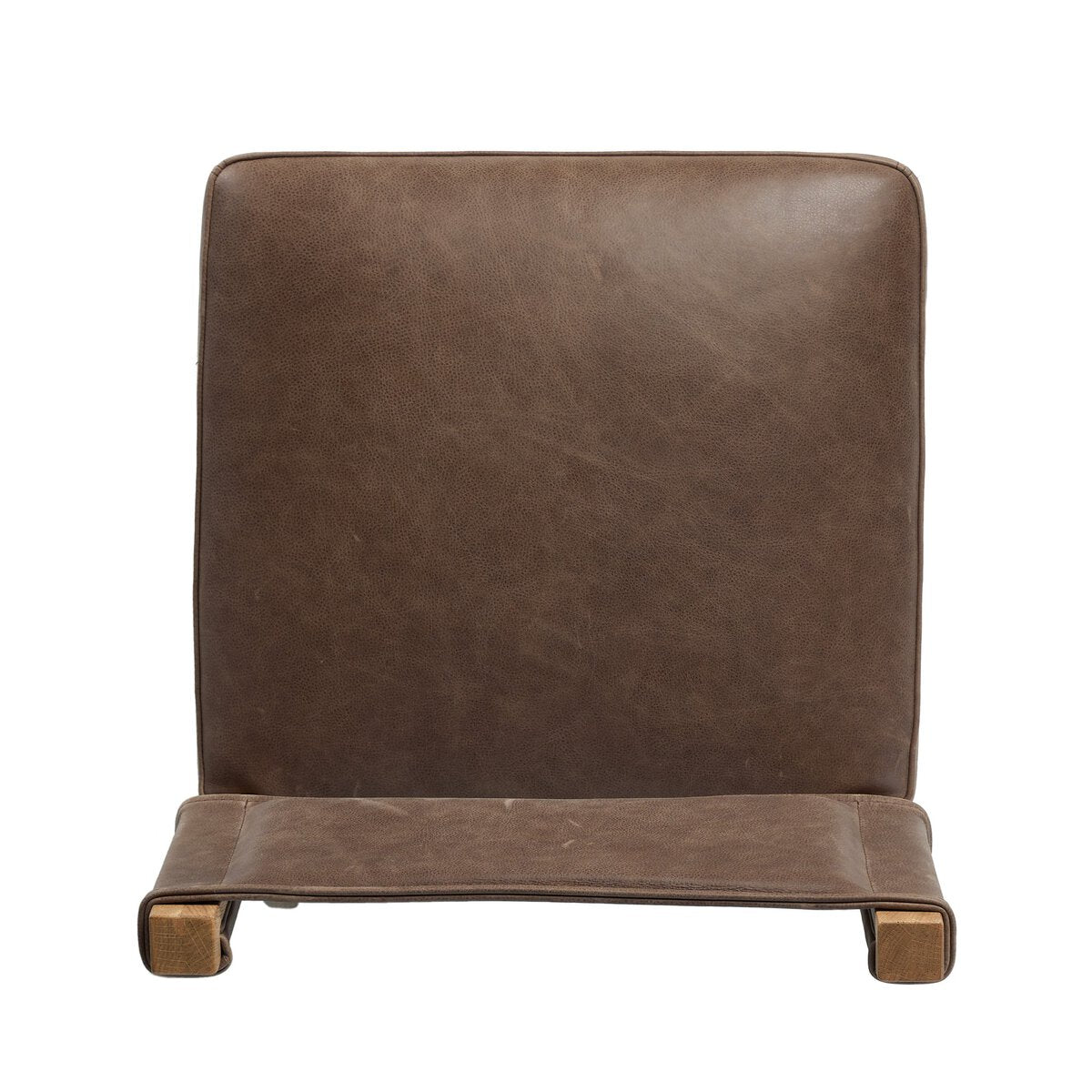 Elowyn Top Grain Leather Dining Chair - Palermo Cigar
