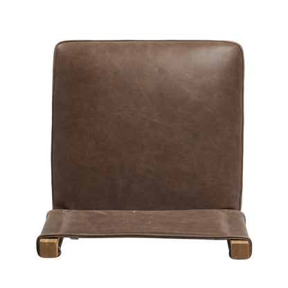 Elowyn Top Grain Leather Dining Chair - Palermo Cigar