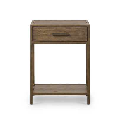 Winsome 20" 1 Drawer Nightstand - Dark Hazel