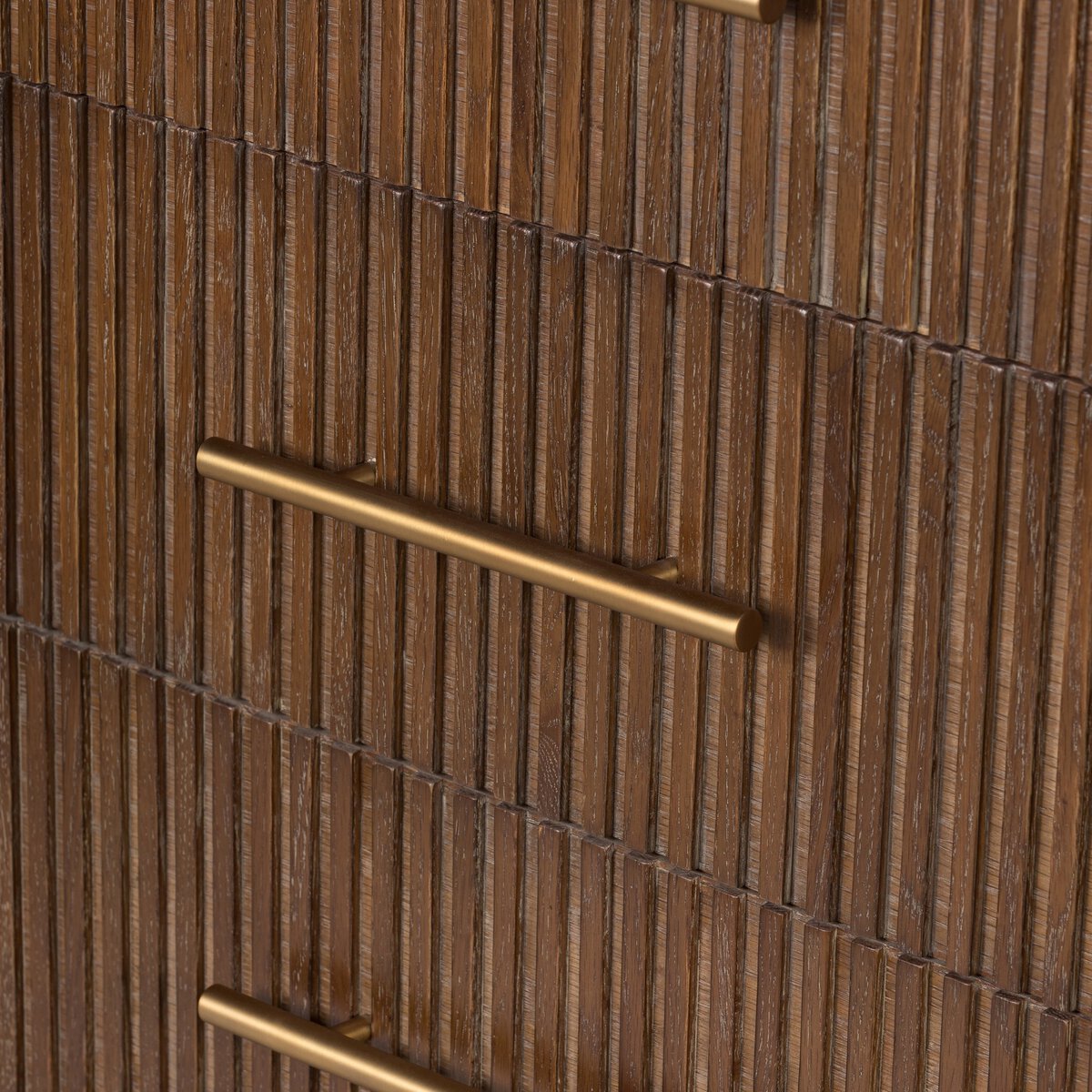 Danvers 36" 5 Drawer Dresser - Dark Brown Oak