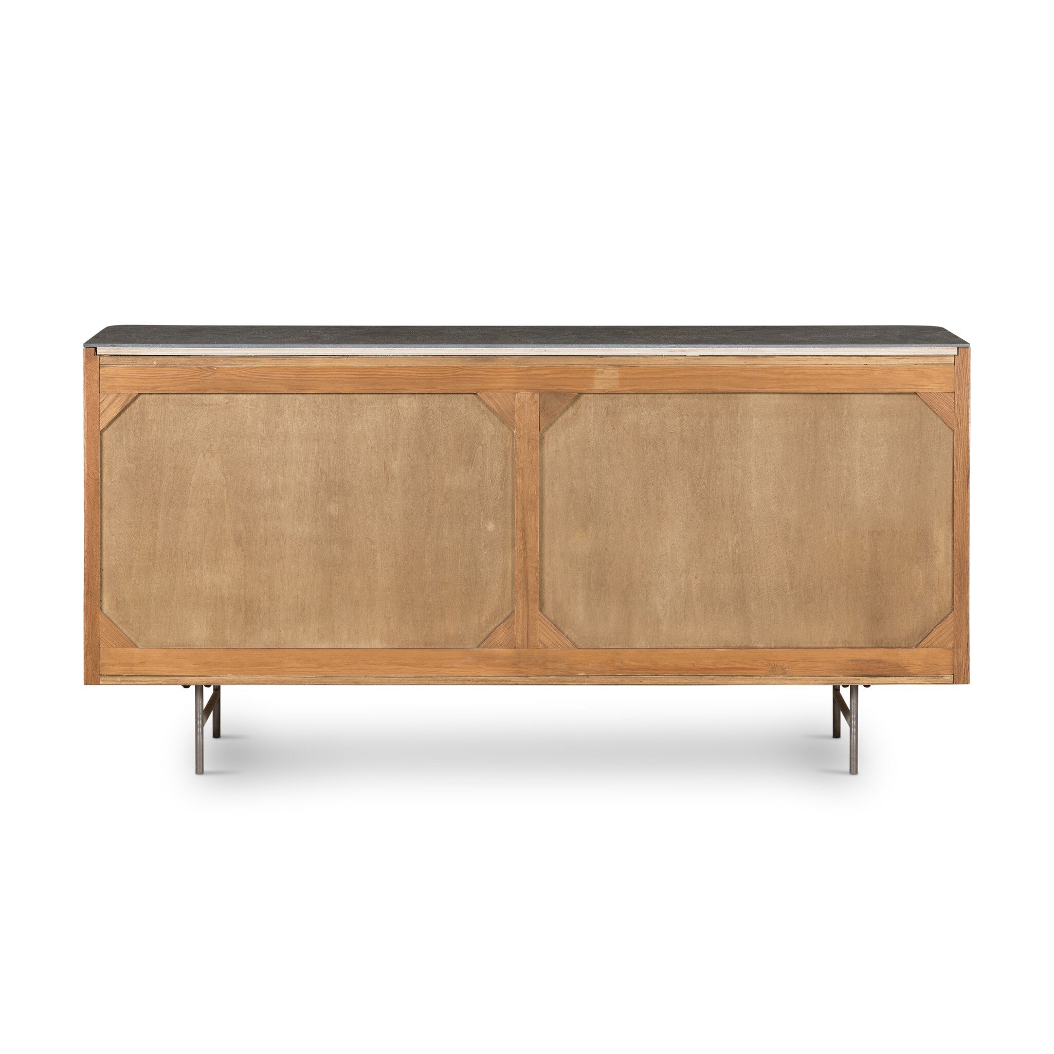 Danvers 65" 6 Drawer Dresser - Dark Brown Oak