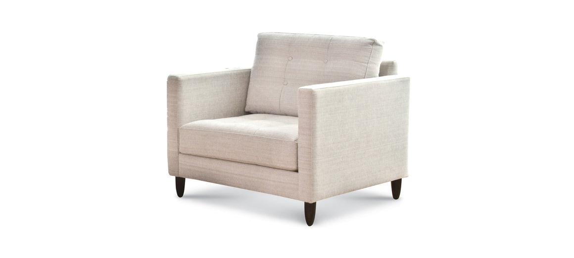 Josh Express Ship 34" Tufted Occasional Chair