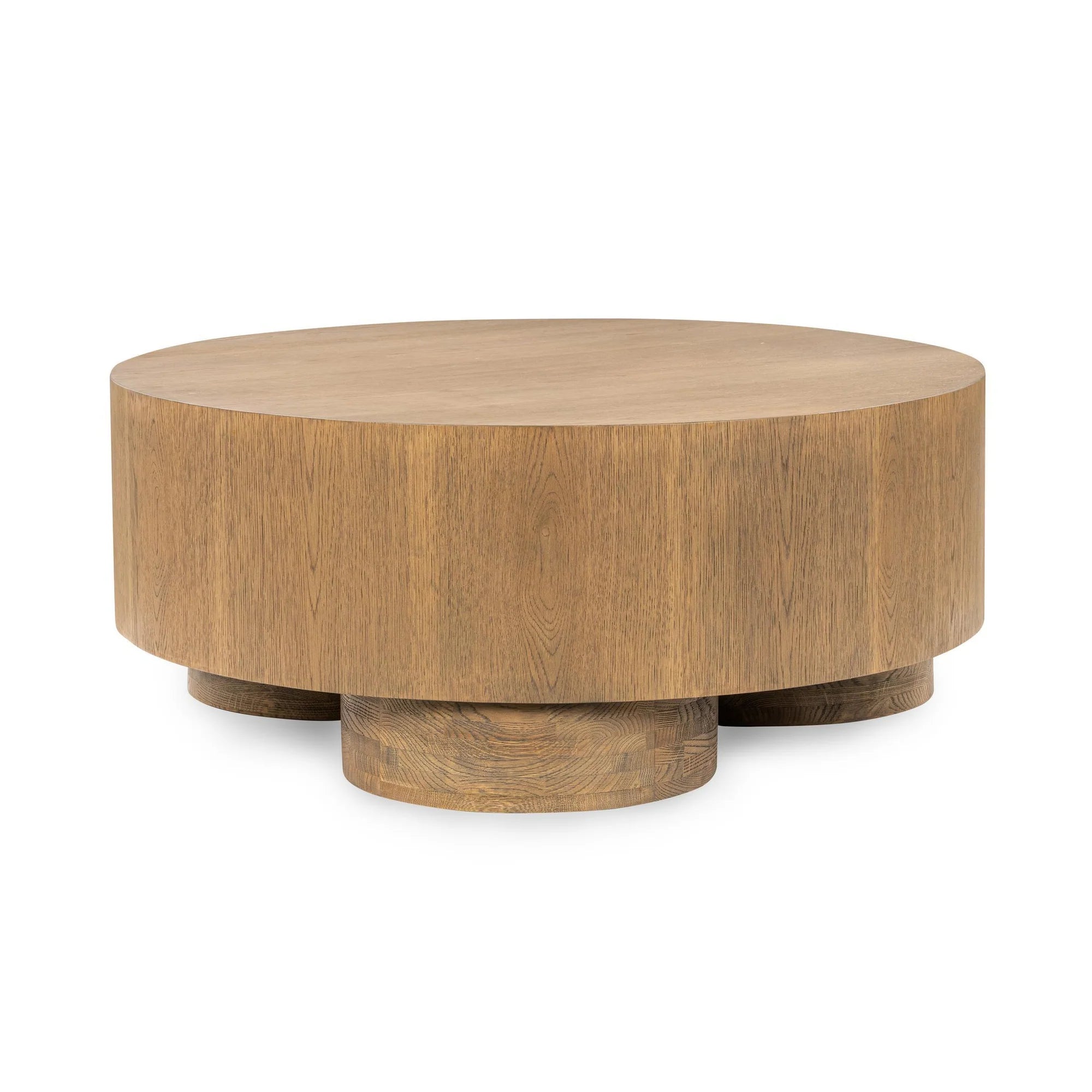 Rena 42" Round Coffee Table - Khaki Mist