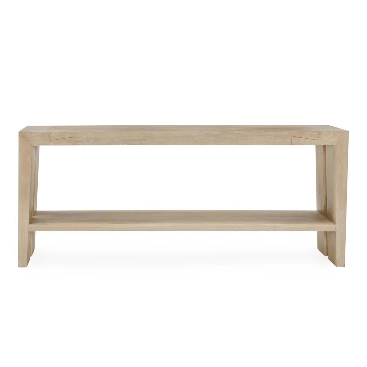 Travis 72" Oak Console Table - Aged Cream