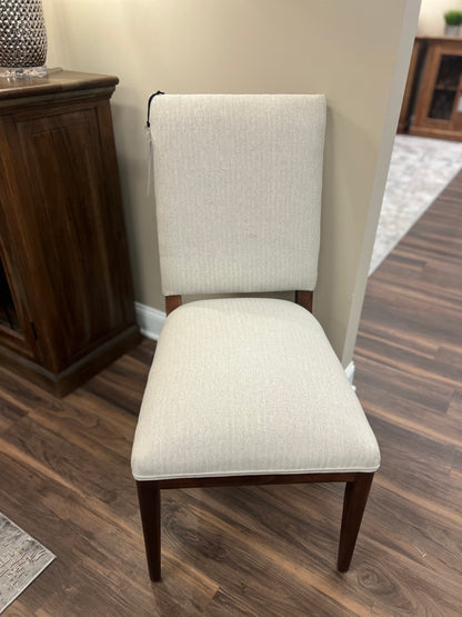 Willis Deconstructed Dining Chair -  Performance Cream + Natural + Smoke