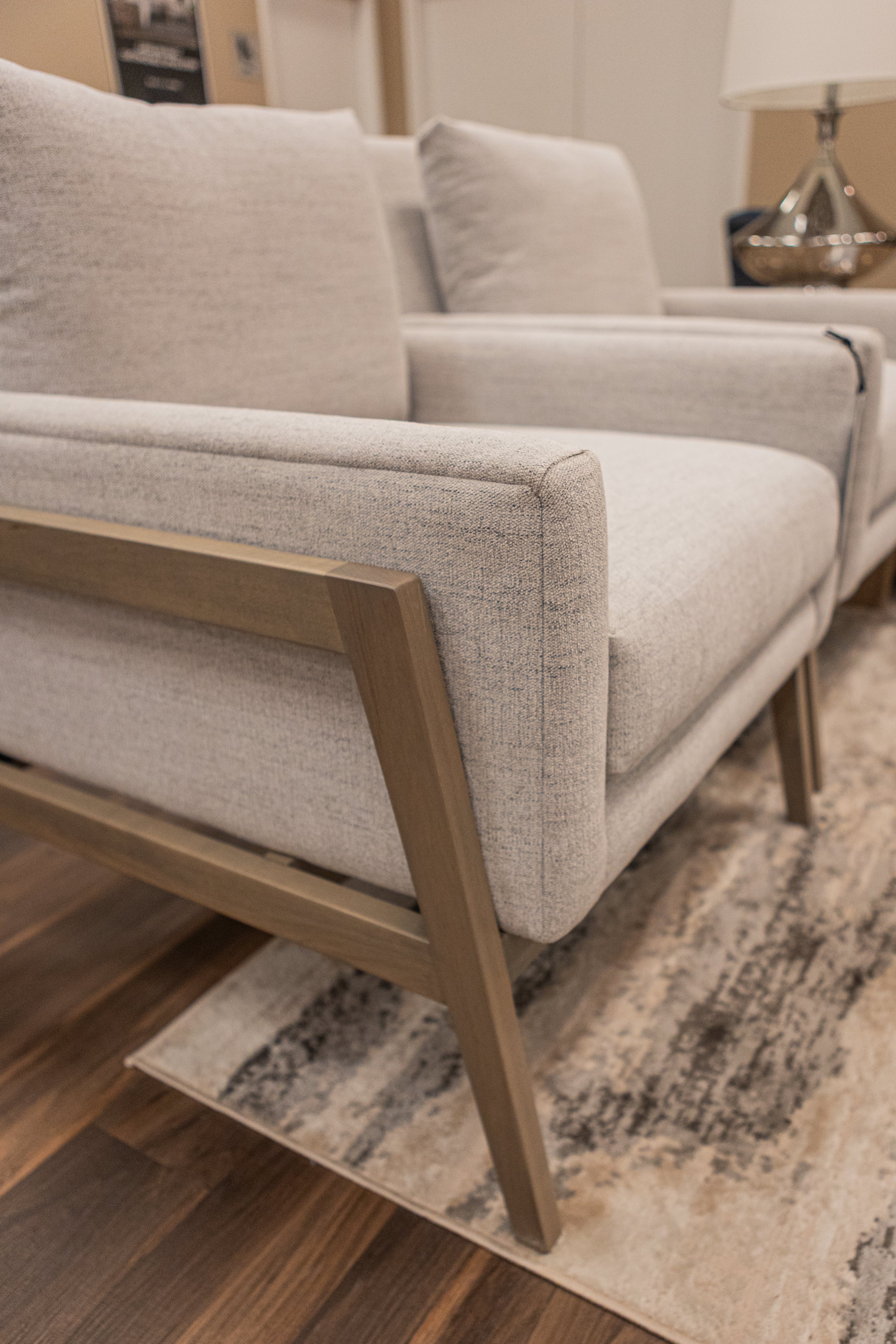 Bailey 30" Express Ship Occasional Chair - Grey Tweed