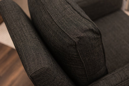 Matthew Express Ship 30" Swivel Glider - Graveled City Black