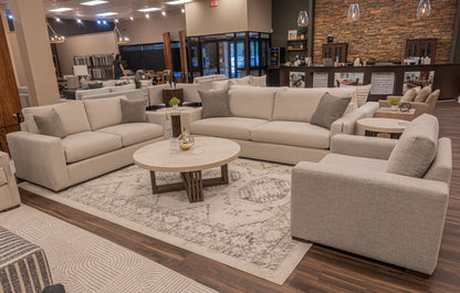 Gretchen Quick Ship 79" 2 Cushion Wide Track Loveseat - Crypton Quicksilver